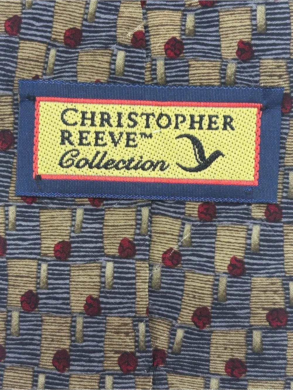 Vintage Christopher Reeve Paul Newman Collection One 100% Silk Tie